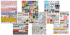 072-9031 - H0 - Schilder …  Sächsische Schmalspurbahnen, Fichtelbergbahn